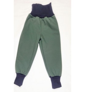 Nohavice Softshell s barančekom zelené